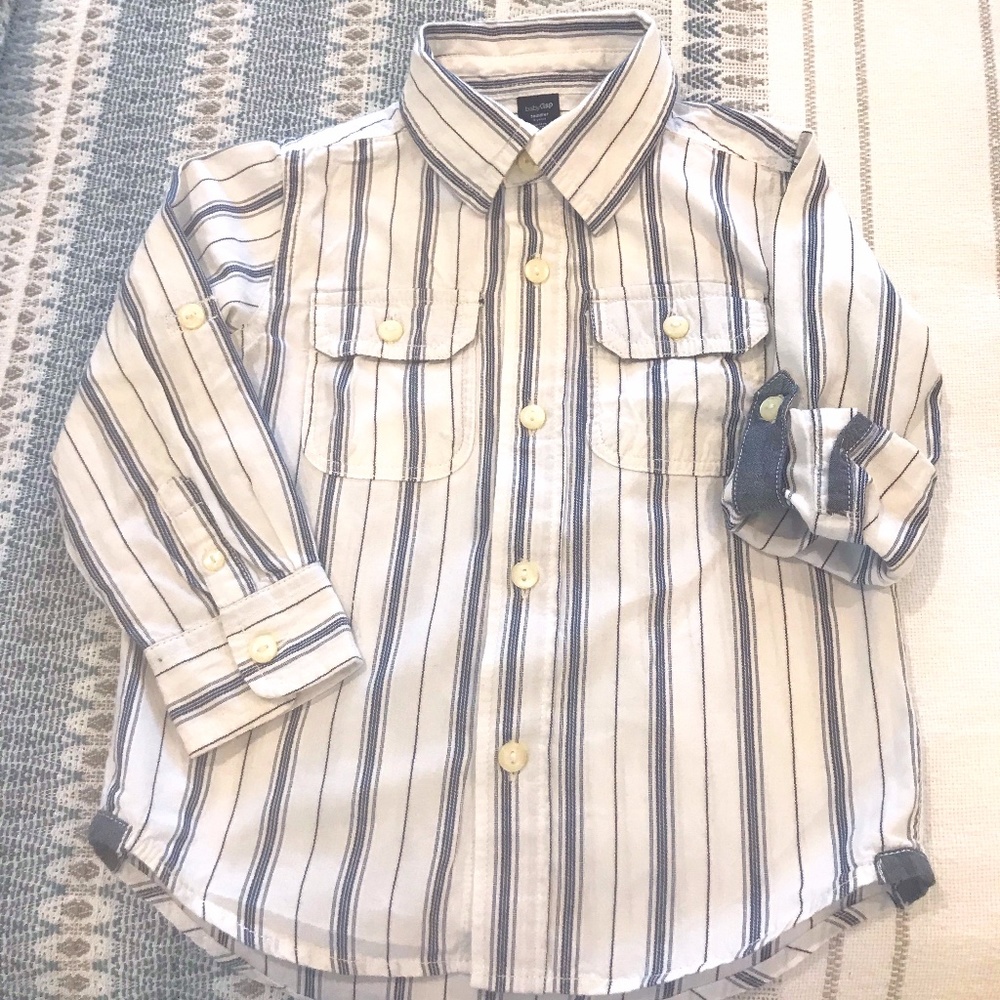 BABY GAP Bottom Down Cotton Shirt